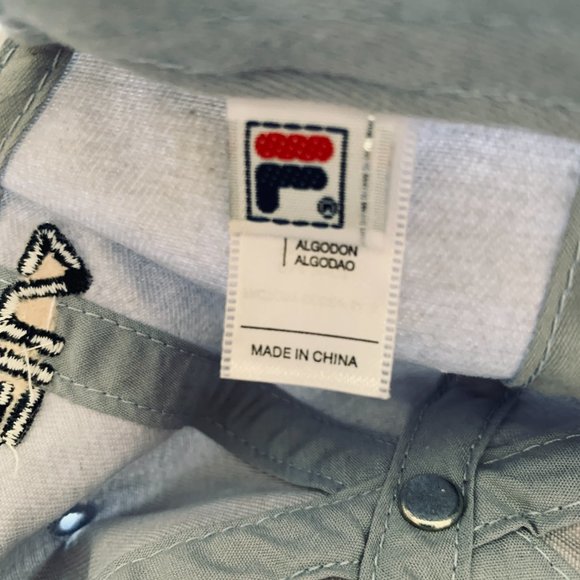 FILA Collectable Grey Pacific Life Open Tennis Tournament Hat Indian Wells CA Gr - Picture 5 of 6